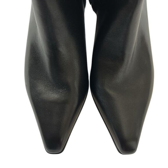 Franco Sarto Black Leather Pointed Toe Boots(Size 8.5M) - Picture 9 of 11